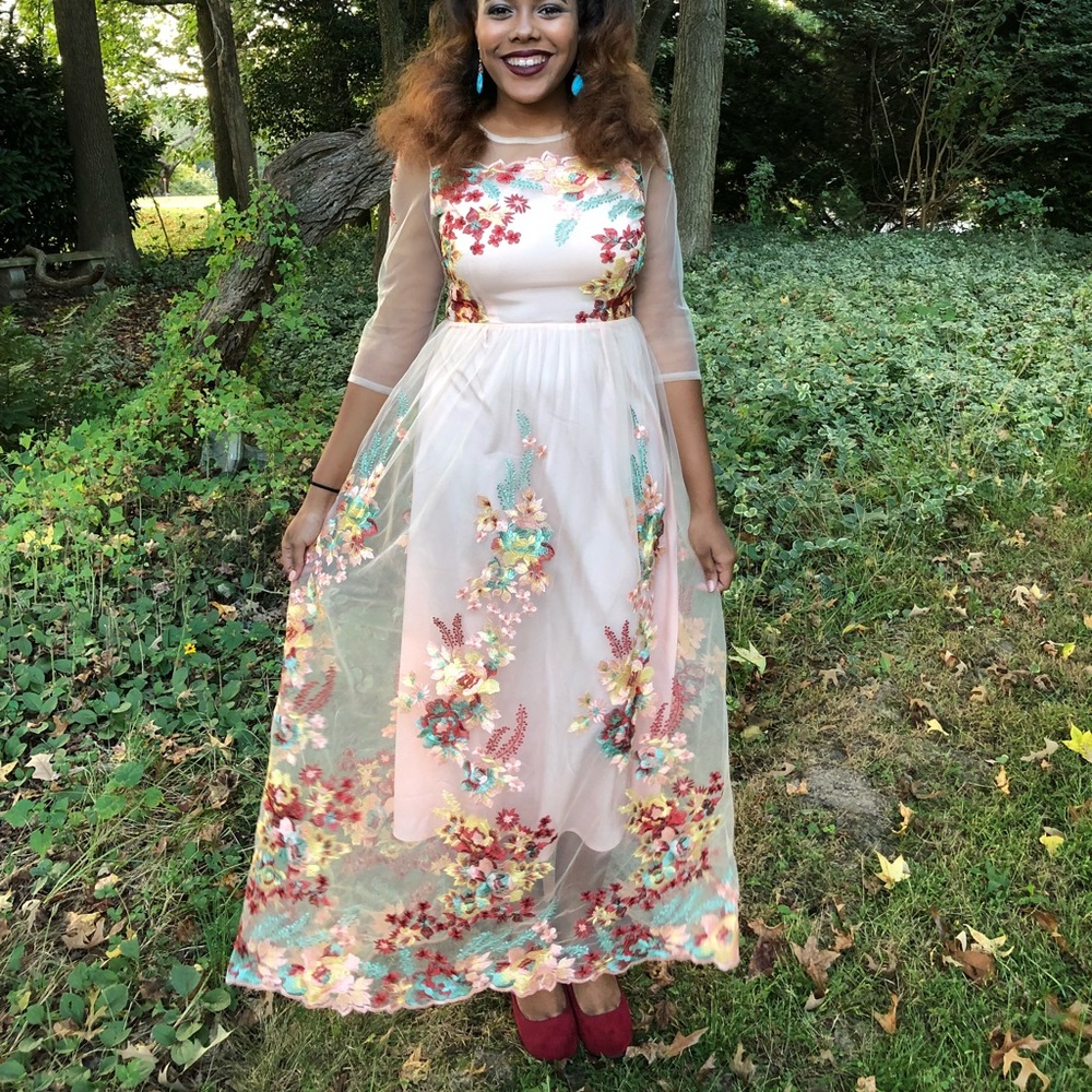Floral Prom Dress